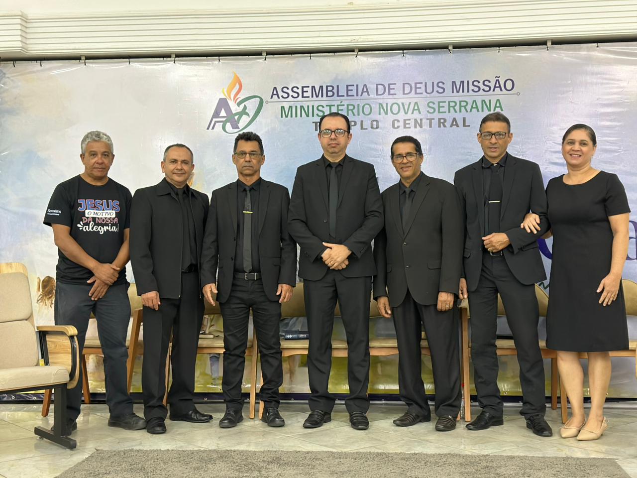 Pastor Presidente Eduardo Freitas e atual diretoria da SEMADENS